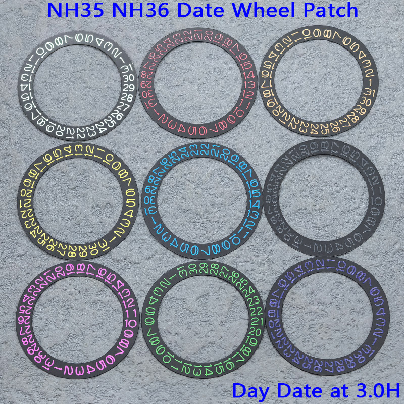 Reel Case - Customized NH35 Movement Date Wheel Patch