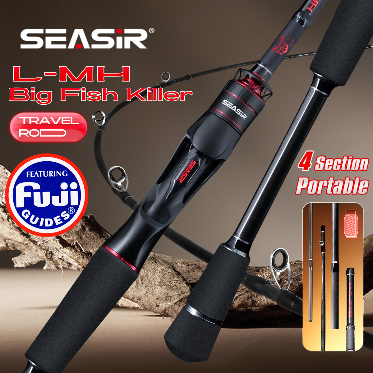 Seasir Salminus XF M/MH Spinin - огляд і ціна Kastking Reel Zephyr