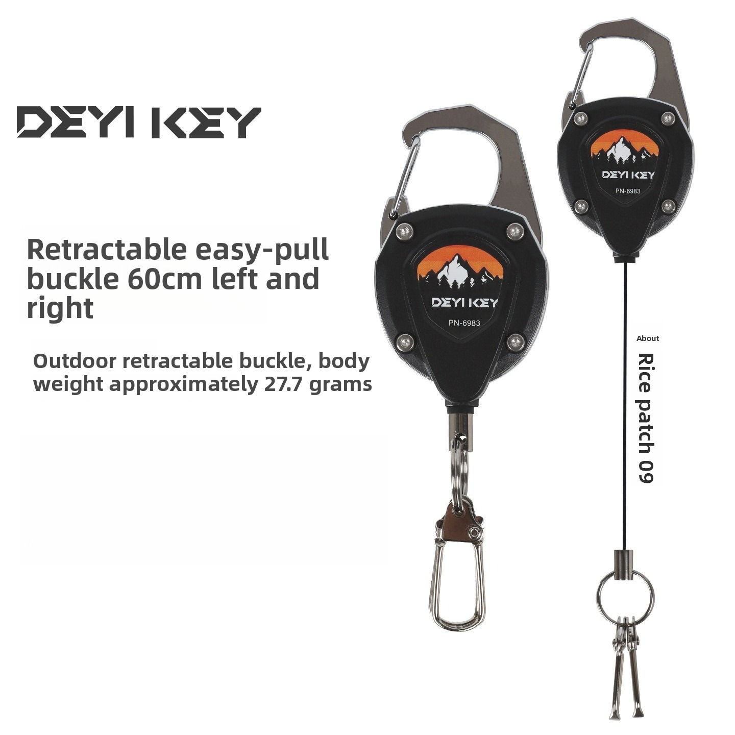 Retractable Keychain Heavy Dut - огляд і ціна Fly Reel
