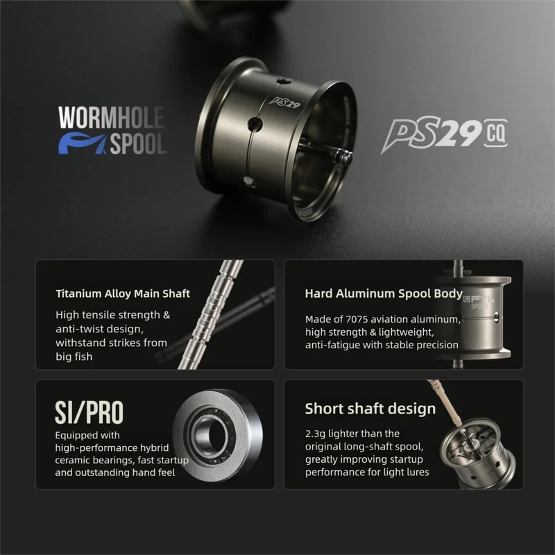 PYL PS29-CQ Modified Spool For - огляд і ціна Reel Spare Spool