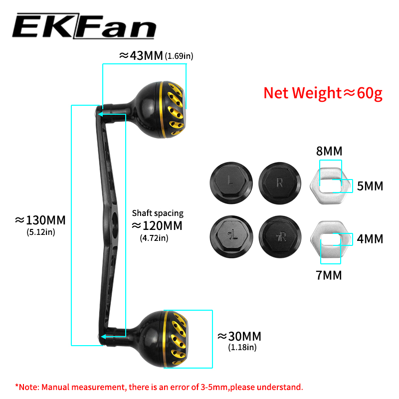 EKfan 130MM Baitcasting Fishin - огляд і ціна Spincast Reel