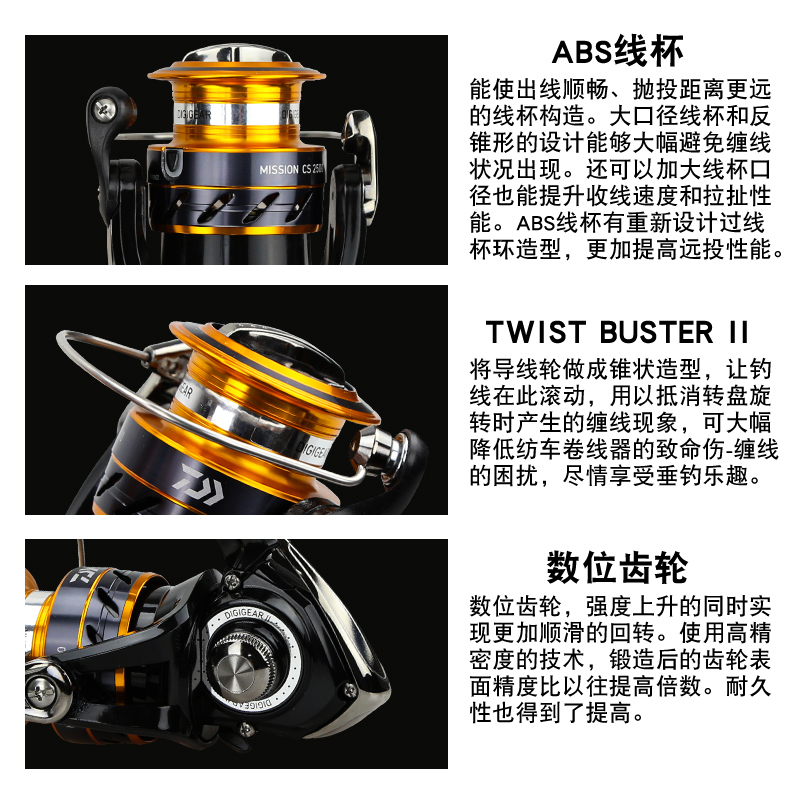DAIWA MISSION CS Fishing Reel  - огляд і ціна Reel Spare Spool