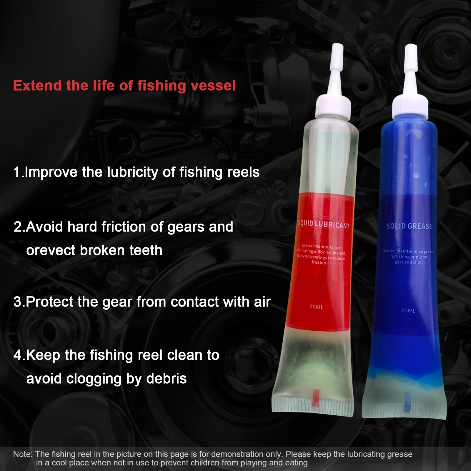 4pcs Fishing Wheel Maintenance - огляд і ціна Reel Grease